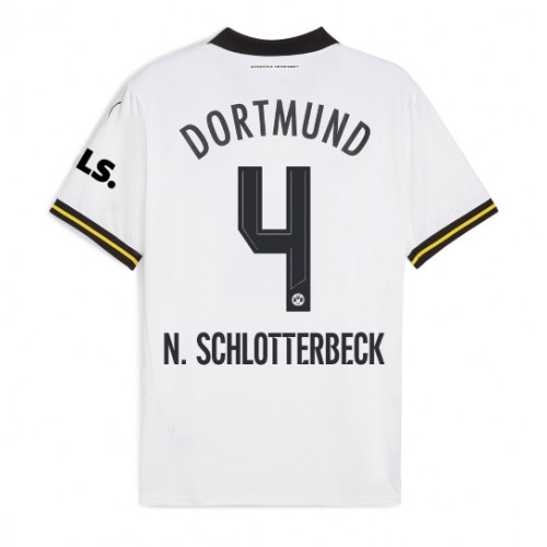 Fotballdrakt Herre Borussia Dortmund Nico Schlotterbeck #4 Tredjedrakt 2024-25 Kortermet